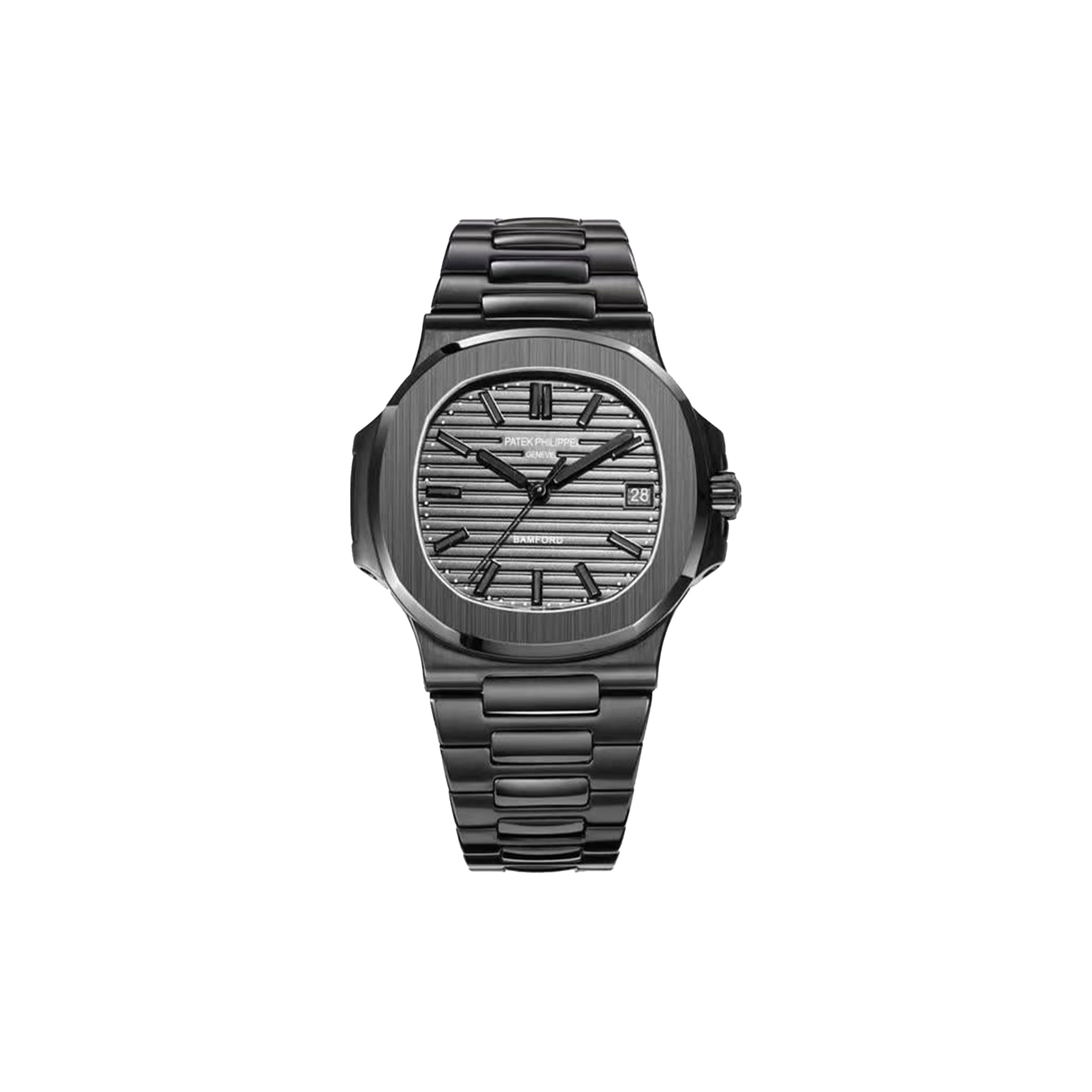 P**ek Ph**ppe nautilus matte black, dark knight style watch 5711